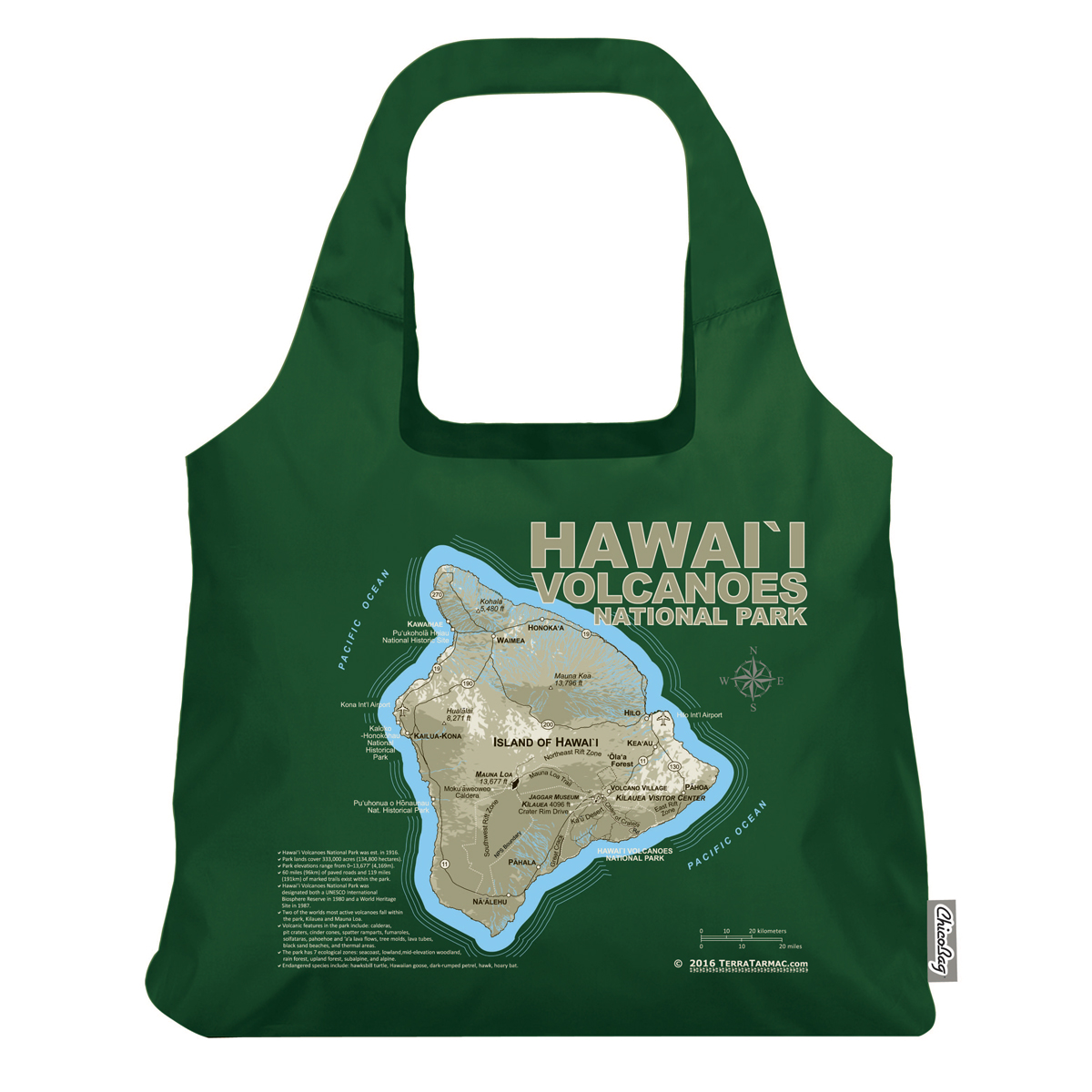 Hawaii Volcanoes NP MapBag