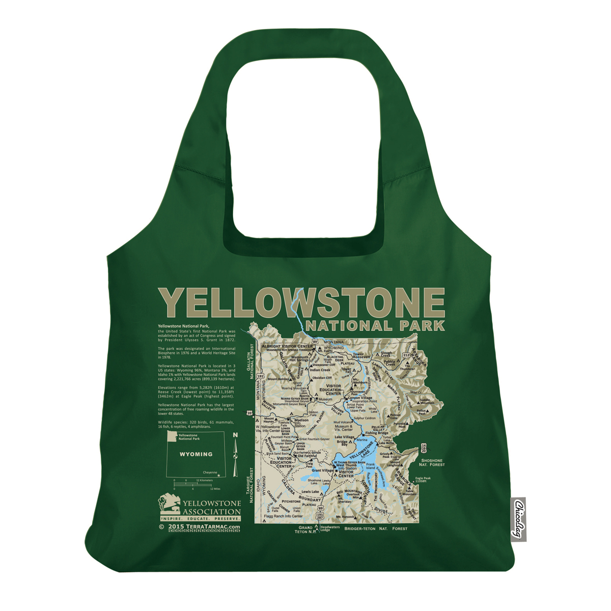 Yellowstone NP MapBag