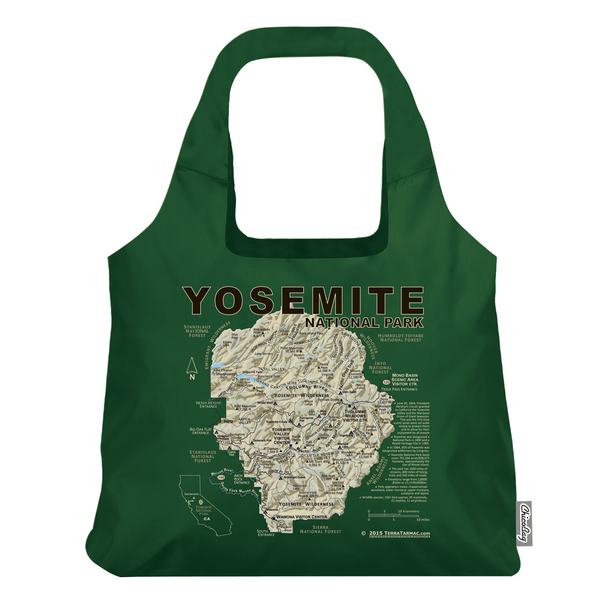 Yosemite NP MapBag